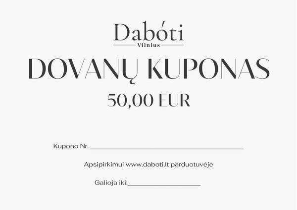 Daboti dovanų kuponas
