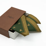 Pocket square | Navy blue with silver Vytis