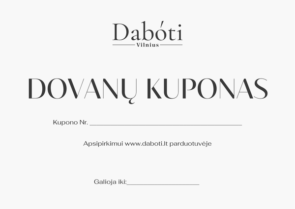 Daboti dovanų kuponas