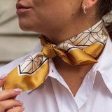 Scarf | White with Vytis