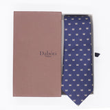 Tie| Navy blue with Gediminas columns