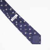 Tie | Navy blue with silver Vytis