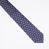 Tie | Navy blue with the Double Cross