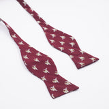 Bow tie | Burgundy with white Vytis