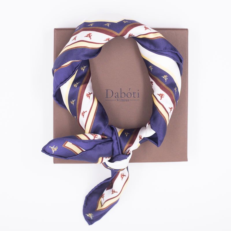 Scarf | White with Vytis