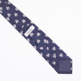 Tie | Navy blue with Polish white Eagle