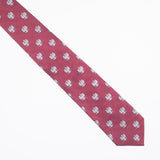 Tie | Burgundy with Polish white Eagle