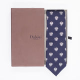 Tie | Navy blue with Polish white Eagle